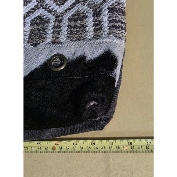 Myra Bag Buzz Fuzz cowhide Weekender shoulder Bag - Picture 6 of 7